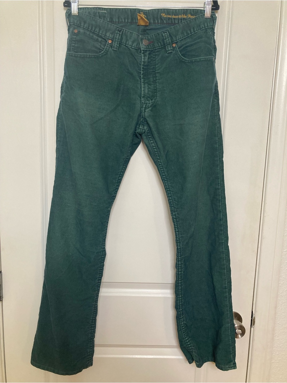 Original Penguin by Munsingwear Men's Corduroy Pants Green Size 32 Hillsdale Fit